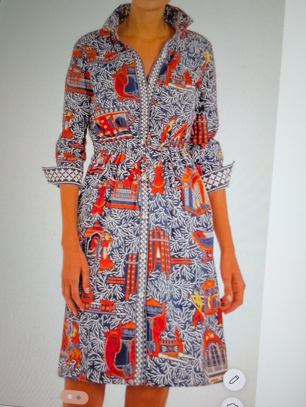 Gretchen Scott "Pulley" Cotton Dress
